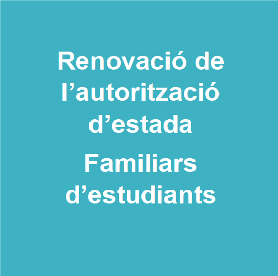 Renovación TIE para familiares de estudiantes